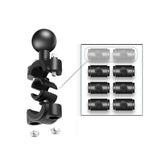Universal 25mm Motorcycle Rearview Mirror Mount for Gopro Hero12 with Ball Head - Front View