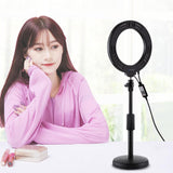 6.2 Rgbw Led Ring Light with Remote and Tripod - Top-Down View