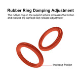 Universal Magic Arm With Ball Head Mount - Black - Side View