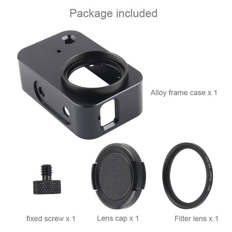 Aluminum Alloy Protective Cage for Xiaomi Mijia Camera with Lens Cap and Screw - 37mm