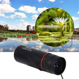 Portable Mini Monocular Telescope - 30X25 - Black - Front View