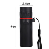 Portable Mini Monocular Telescope - 30X25 - Black - 45-Degree Angle