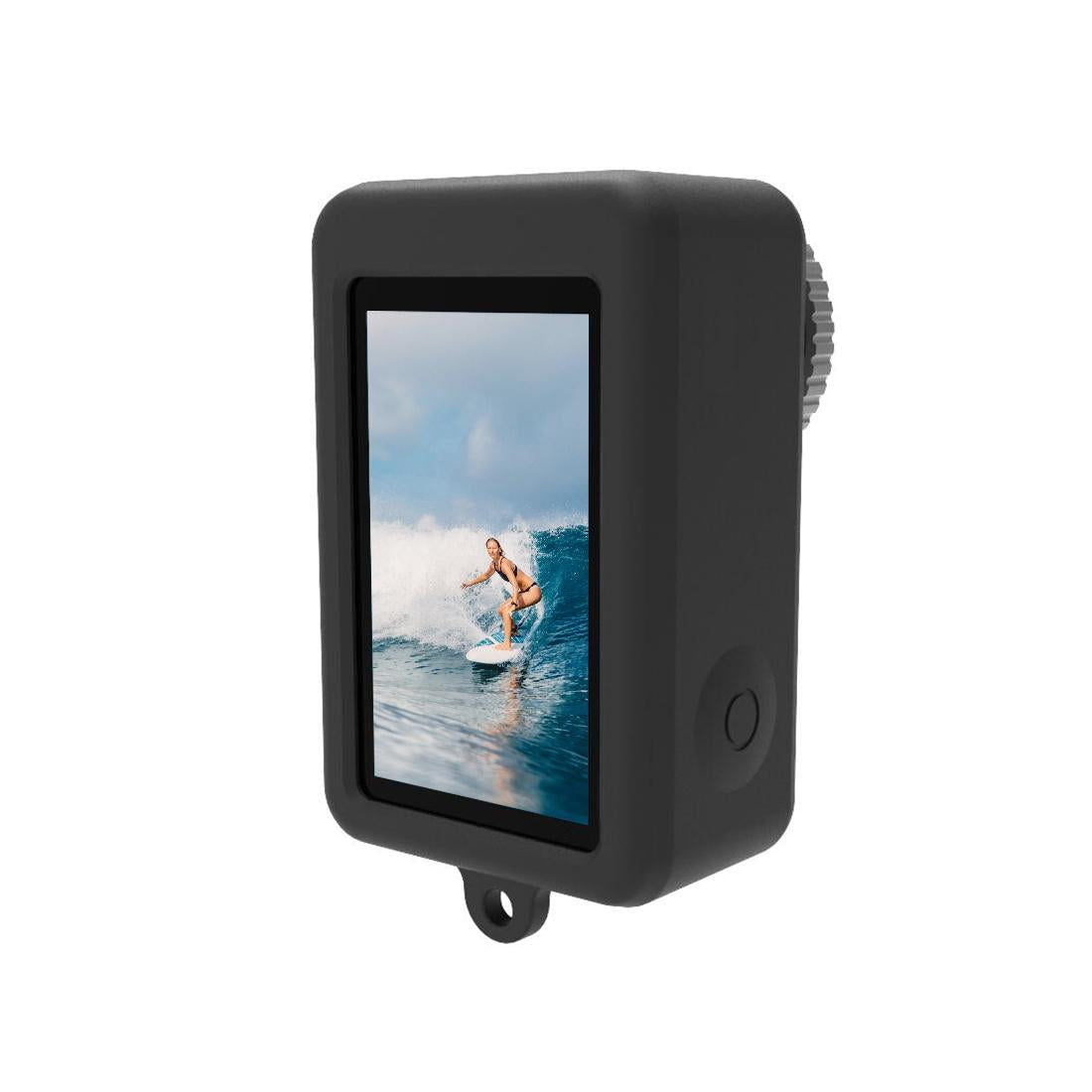 Protective Silicone Case with Lens Cap - Black