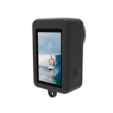 Protective Silicone Case with Lens Cap - Black