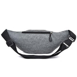 Waterproof Multi Function Chest Bag With Pockets Black