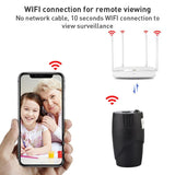 Smart Wifi Camera With Night Vision And Two-Way Audio - Black - Close-Up Angle