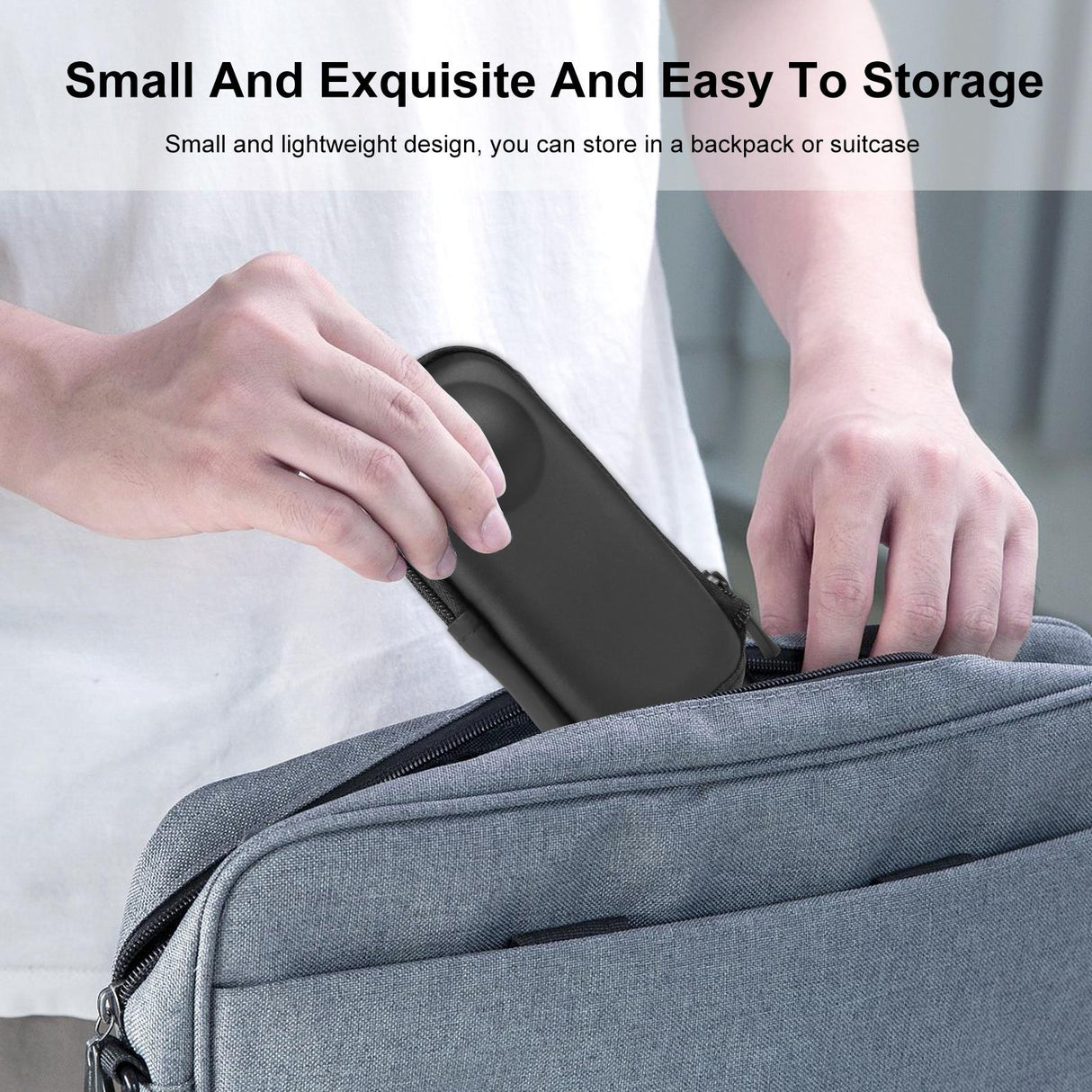 Portable Storage Bag for Insta360 X4 Puluz Camera - Black