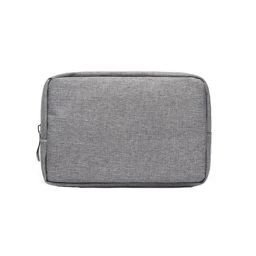 Versatile Headphone Charger & Data Cable Storage Bag - 17 x 11.5 x 5.5cm - Black