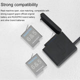 Triple Usb Charger Box for Gopro Hero6 / 5 with Led Indicator and Cable - Low Angle