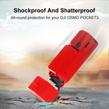 3 in 1 Silicone Case Set for Dji Pocket 3 - Black