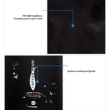 Multi Function Outdoor Storage Bag Waterproof Lightweight 35L Capacity - Black - Close-Up Angle