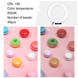 Curved Usb Led Ring Light for Selfie Beauty and Vlogging - 45-Degree Angle