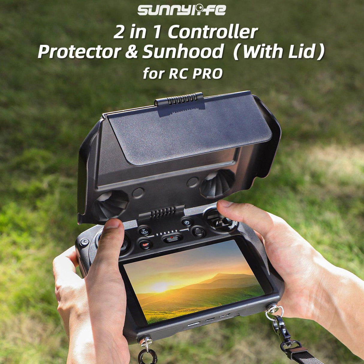 2-in-1 Sun Hood & Screen Protector for Controllers and Monitors