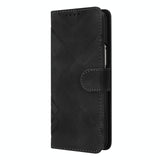 For Samsung Galaxy Z Fold4 5G Smooth Leather Phone Case - Line Pattern - Light Blue
