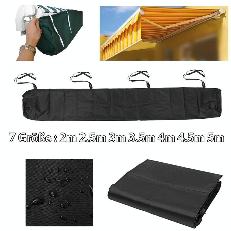 Waterproof Retractable Canopy for Outdoor Patio - 4m Size - Green