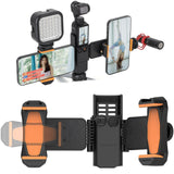 Universal Dual Phone Clamp for Dji Pocket 3 - Front View