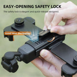 Universal Dual Phone Clamp for Dji Pocket 3 - Close-Up Angle