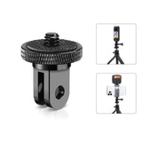 Metal Tripod Mount for Action Cameras - 1 / 4 Screw - Front View