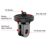 Metal Tripod Mount for Action Cameras - 1 / 4 Screw