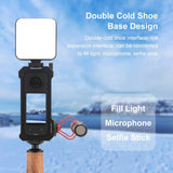 Metal Protective Cage for Insta360 X3 with Cold Shoe and Tripod Adapter - Low Angle