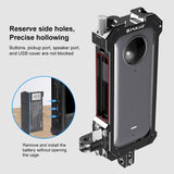 Metal Protective Cage for Insta360 X3 with Cold Shoe and Tripod Adapter - Extra Image