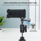 Metal Protective Cage for Insta360 X3 with Cold Shoe and Tripod Adapter - Extra Image