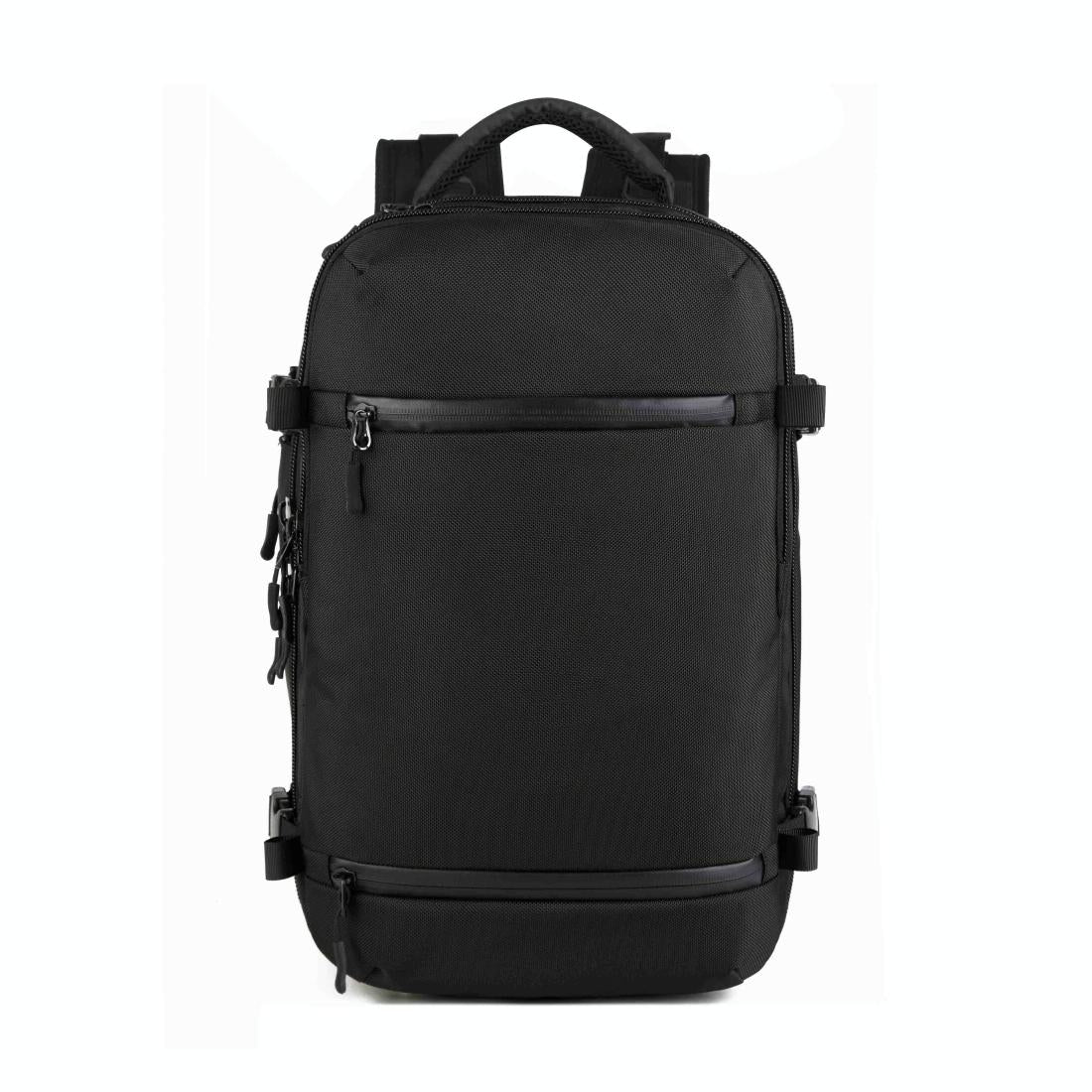 17 Inch Waterproof Usb Shoulder Backpack for Travel - Black