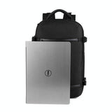 17 Inch Waterproof Usb Shoulder Backpack for Travel - Black - Extra Image