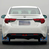 Premium Heavy Duty Molded Splash Front And Rear Mud Flaps Fender Guard Medium Size Random Pattern Delivery - Black - Extra Image