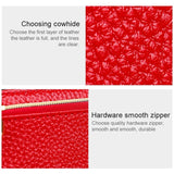 Spacious Litchi Texture Rfid Hand Wallet - Black - Close-Up Angle