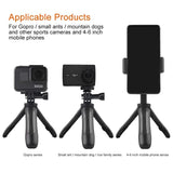 Mini Tripod for Gopro Insta360 Dji Action Cameras - Black