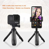 Mini Tripod for Gopro Insta360 Dji Action Cameras - Black