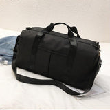 Yoga and Sports Gym Bag - Lightweight Nylon - Black