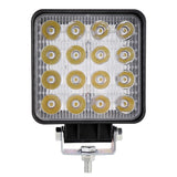 48W 4000Lm 16 Led White Light Condenser Engineering Lamp / Waterproof Ip67 Suvs Light Dc 10 - 30V Black - 45-Degree Angle