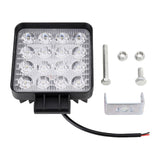 48W 4000Lm 16 Led White Light Condenser Engineering Lamp / Waterproof Ip67 Suvs Light Dc 10 - 30V Black - Extra Image