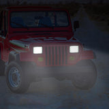 48W 4000Lm 16 Led White Light Condenser Engineering Lamp / Waterproof Ip67 Suvs Light Dc 10 - 30V Black - Extra Image