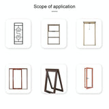 Anti-mosquito Screen Repair Tape for Window and Door Holes - Black - Rear View