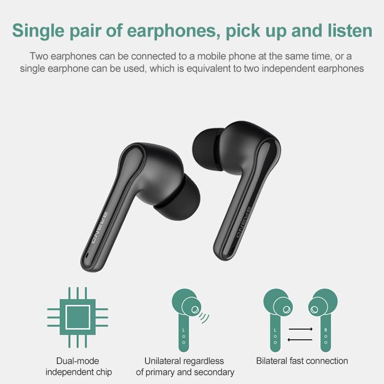 Wireless Touch Control Bluetooth 5.0 Sports Earphones - Ete-51 Tws - Black