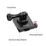 Universal Quick Release Bracket for Action Cameras - Aluminum