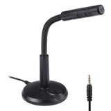 Drive-Free Computer Microphone - 3.5Mm Plug Black 3.5M - Front View