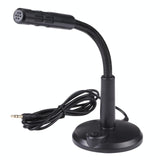 Drive-Free Computer Microphone - 3.5Mm Plug Black 3.5M - Side View