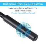 Drive-Free Computer Microphone - 3.5Mm Plug Black 3.5M - 45-Degree Angle