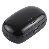 Portable Bluetooth V5.0 Earphones with Charging Box - X8 Tws for Outdoor Sports Black - Top-Down View
