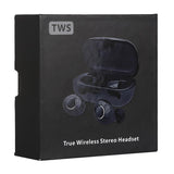 Portable Bluetooth V5.0 Earphones with Charging Box - X8 Tws for Outdoor Sports Black - Rear View