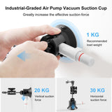 Aluminum Magic Arm with Suction Cup Mount - Top-Down View
