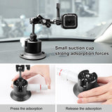 Aluminum Magic Arm with Suction Cup Mount - 45-Degree Angle
