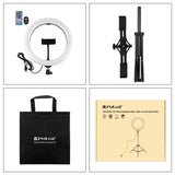 10.2 Rgbw Led Ring Light Kit with Tripod and Phone Mount - 45-Degree Angle
