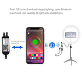 10.2 Curved Led Ring Light with Tripod & Remote for Vlogging & Photography - Black - Extra Image