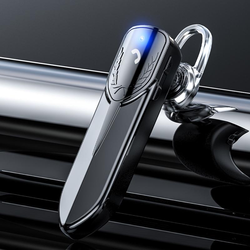 Bluetooth Earphone with Cvc Noise Reduction - Unilateral Design - Black
