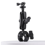 Adjustable 360 Degree Bike Handlebar Mount for Action Cameras - Front View